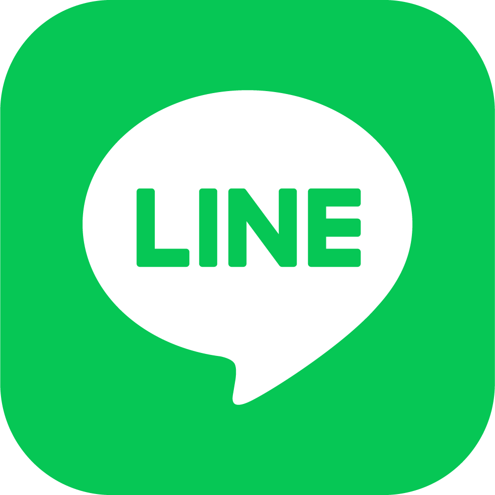 LINEのロゴアイコン。対話屋さんのLINE公式アカウントへ遷移する。